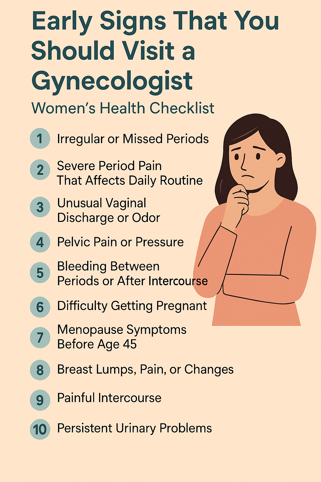 Early Signs That You Should Visit a Gynecologist – Women’s Health Checklist