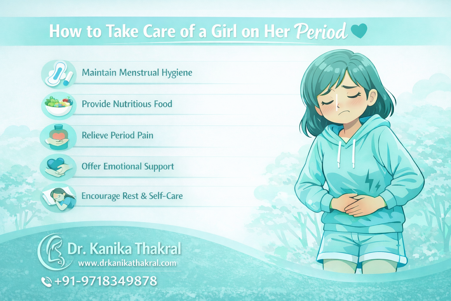 How to Take Care of a Girl on Her Period