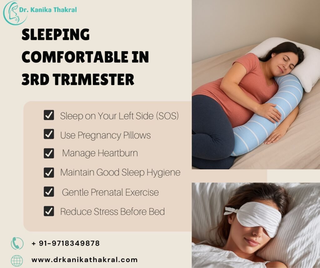 Sleeping Comfortable in 3rd Trimester: Expert Tips || Dr. Kanika Thakral