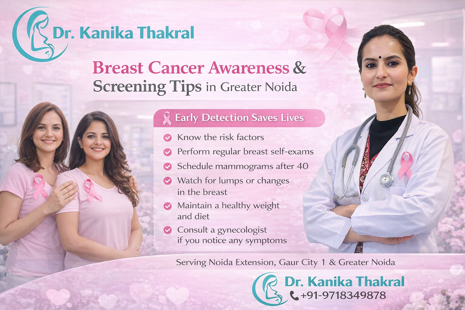 Breast Cancer Awareness & Screening in Greater Noida | Dr. Kanika Thakral