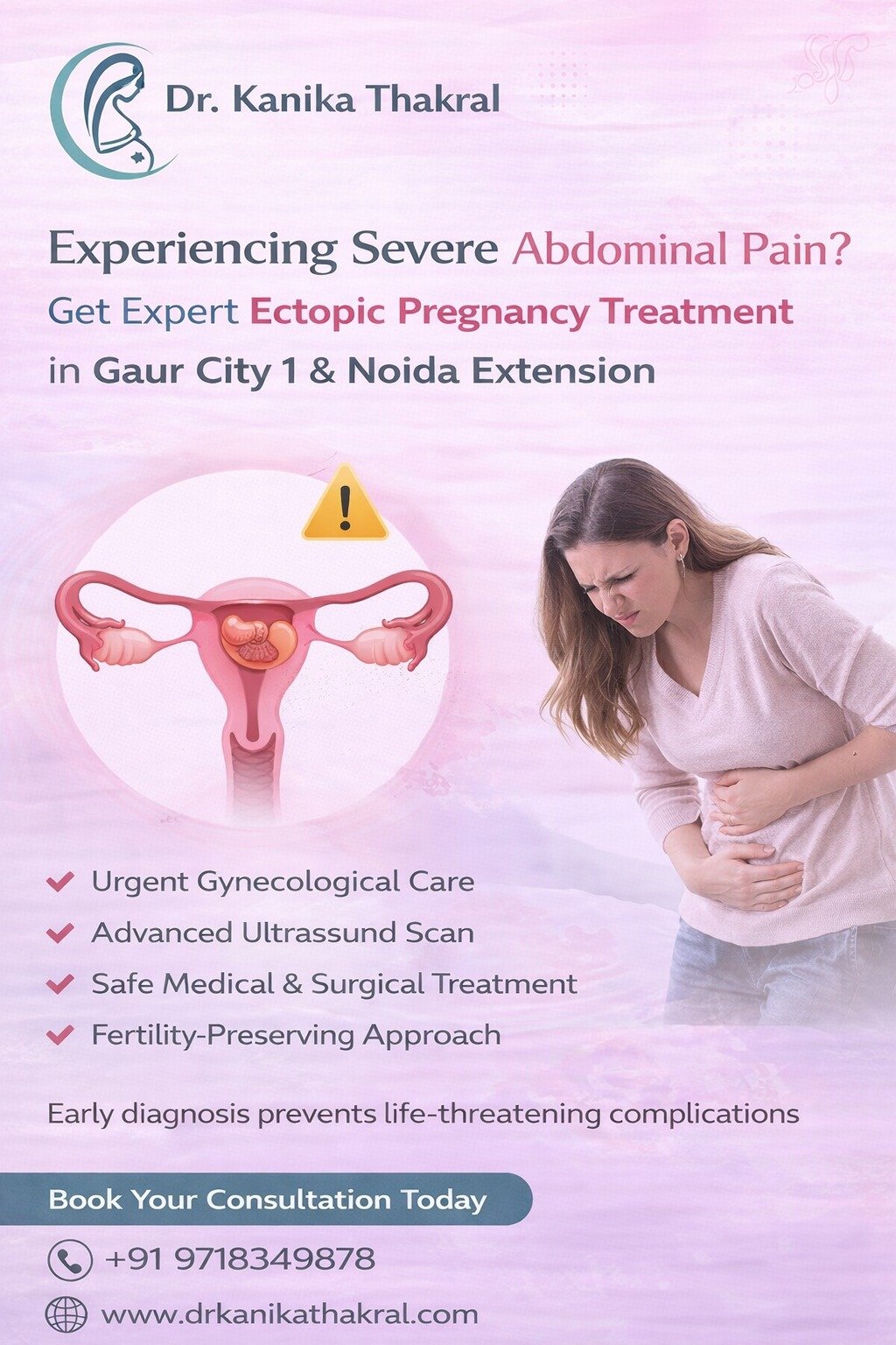 Ectopic Pregnancy Treatment in Gaur City 1