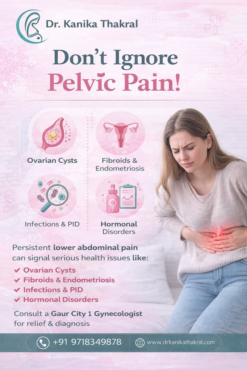 Pelvic Pain Evaluation in Gaur City