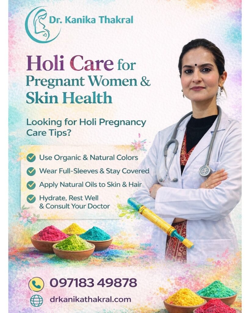 holi pregnancy care tips