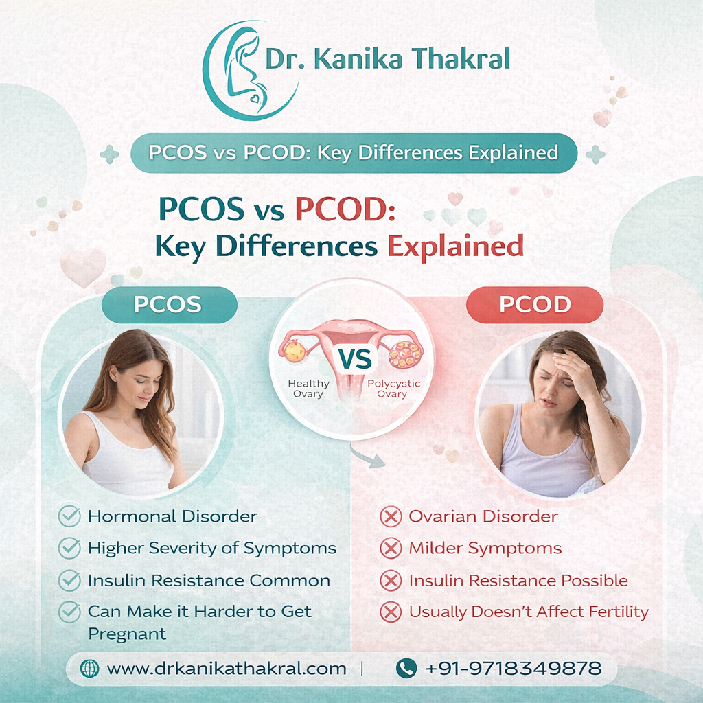 PCOS vs PCOD Differences