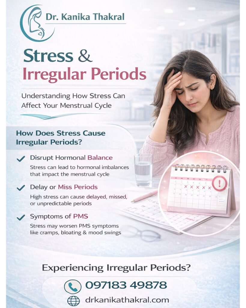 Stress Causes Irregular Periods: Signs & Treatment