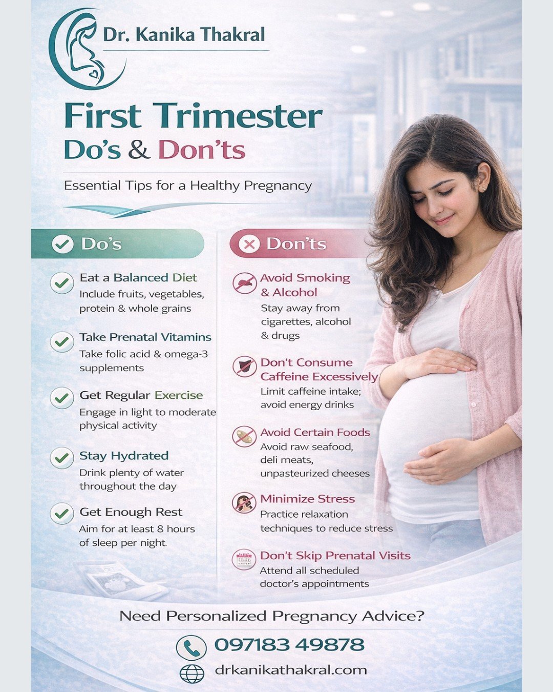 first trimester care tips
