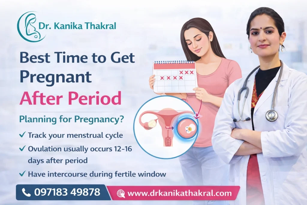 Best Time to Get Pregnant After Period