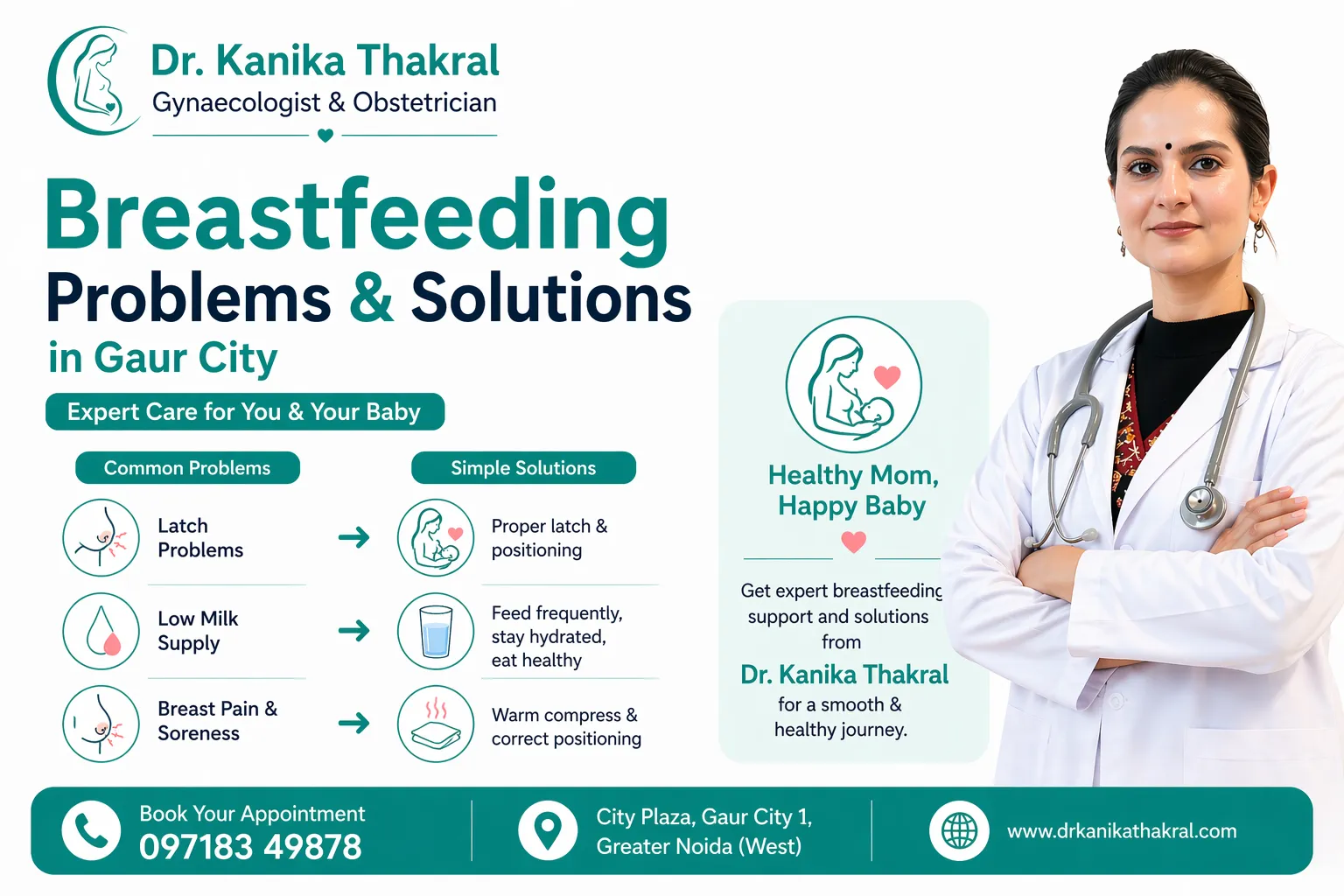 Breastfeeding Problems & Solutions in Gaur City