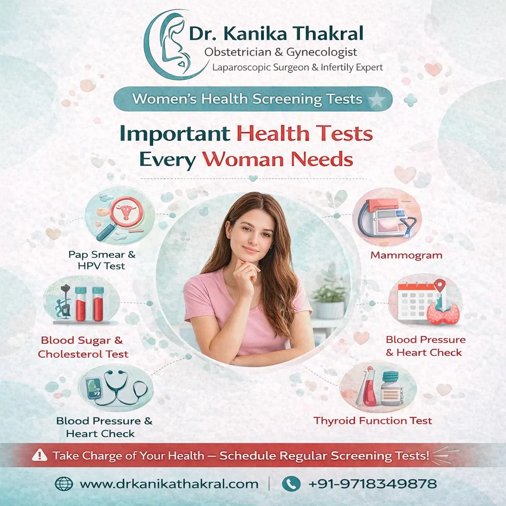 Importance of women health screening tests