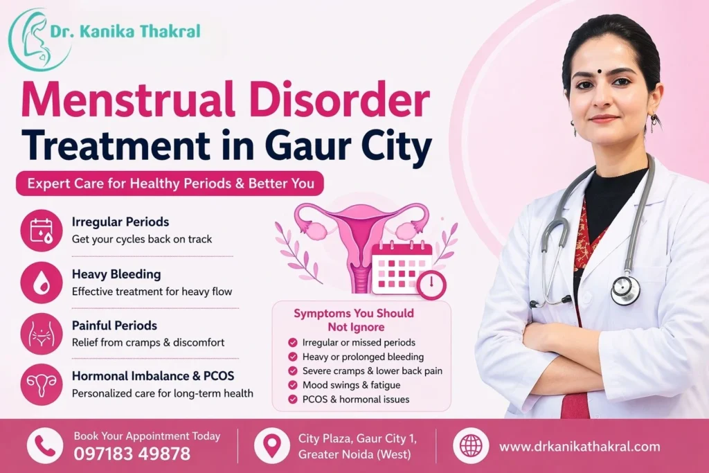 Menstrual Disorder Treatment in Gaur City