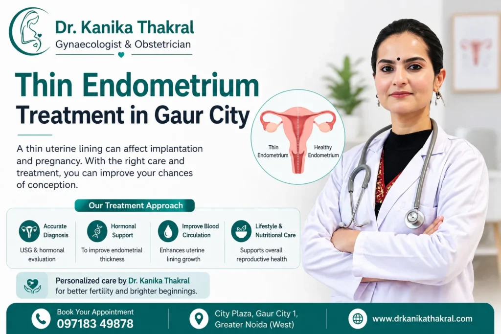 Thin Endometrium Treatment in Gaur City