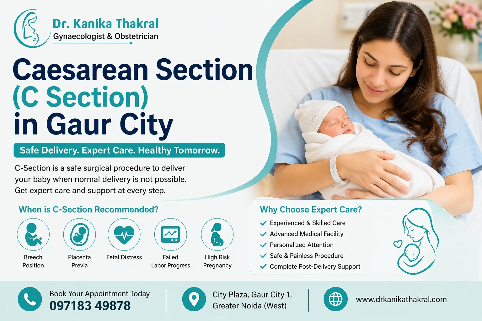 Caesarean Section (C Section) in Gaur City