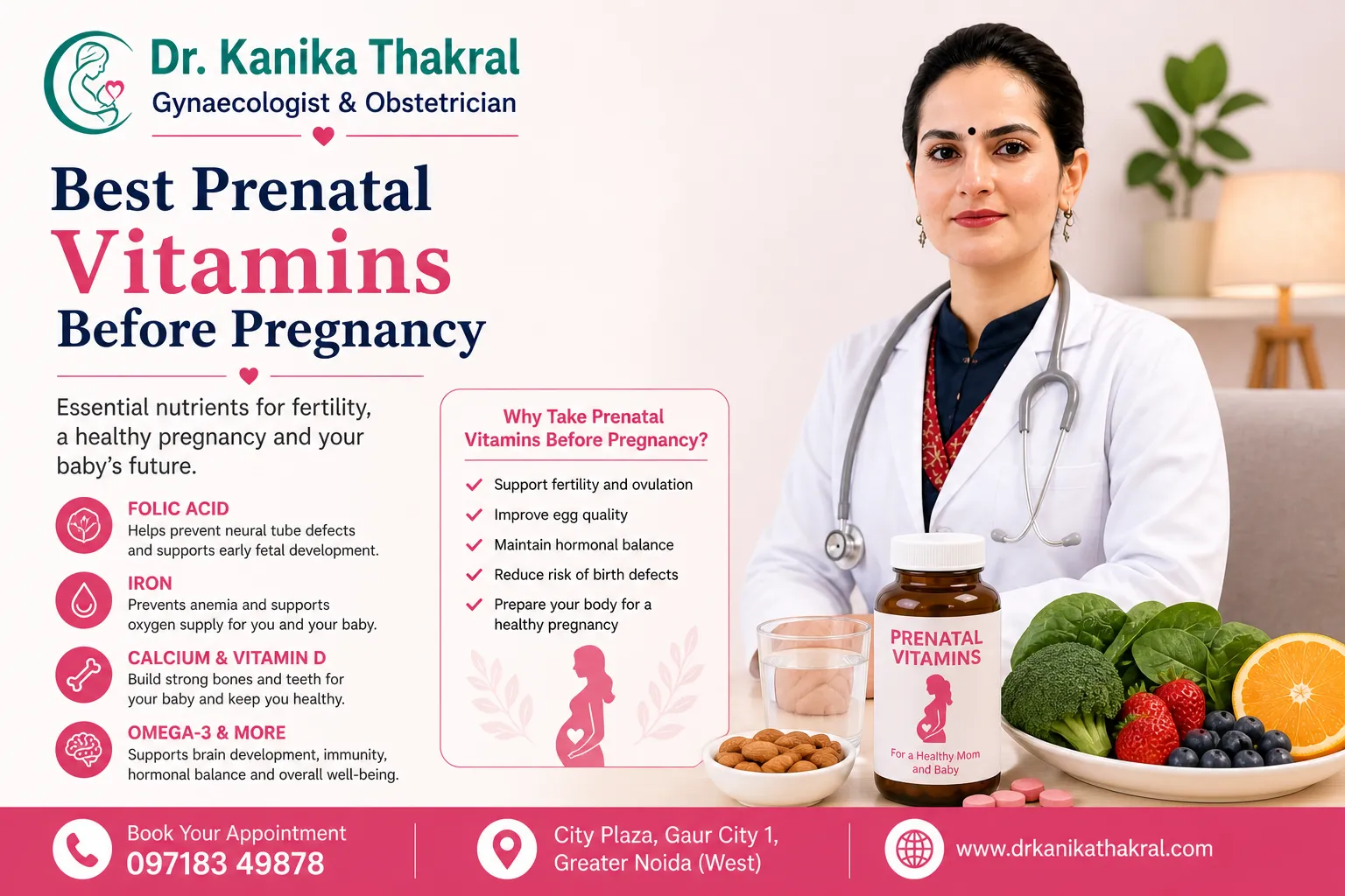 Best Prenatal Vitamins Before Pregnancy in Gaur City