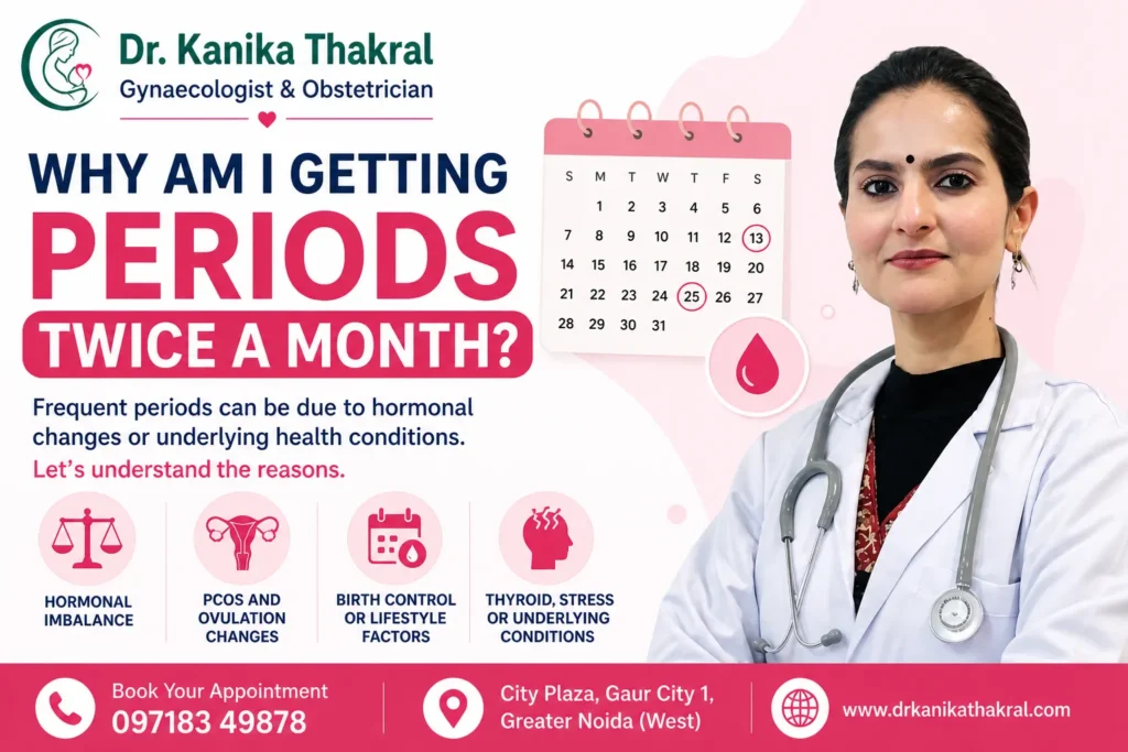 Why Am I Getting Periods Twice a Month in Gaur City