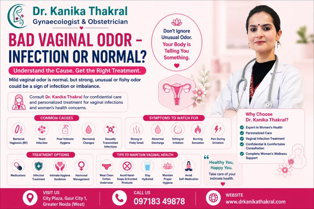 Bad Vaginal Odor Treatment in Gaur City