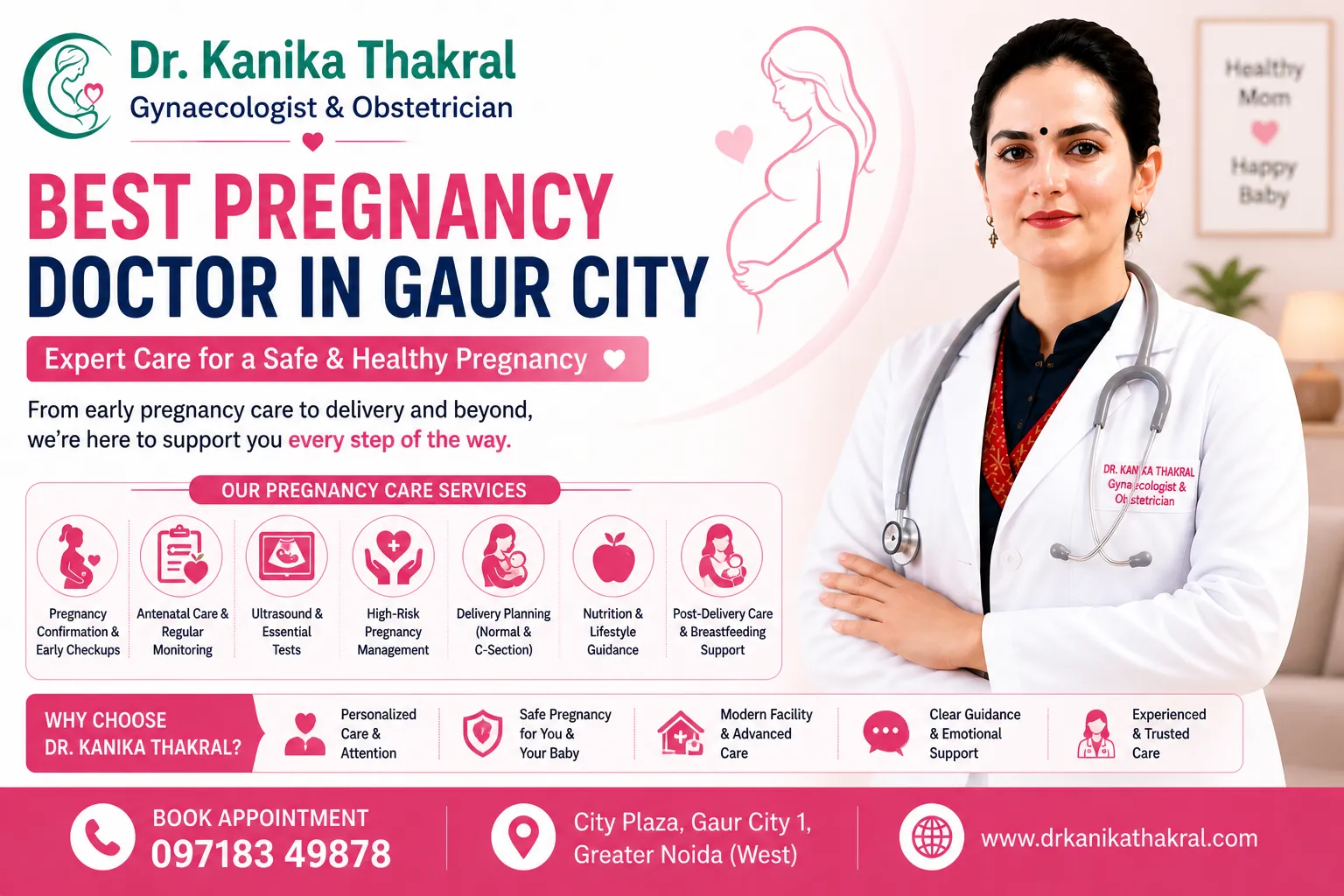 Best Pregnancy Doctor in Gaur City