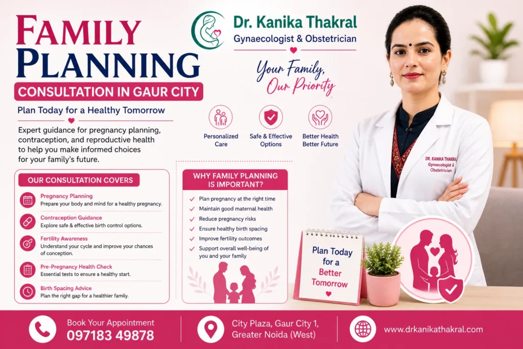 Family Planning Consultation in Gaur City