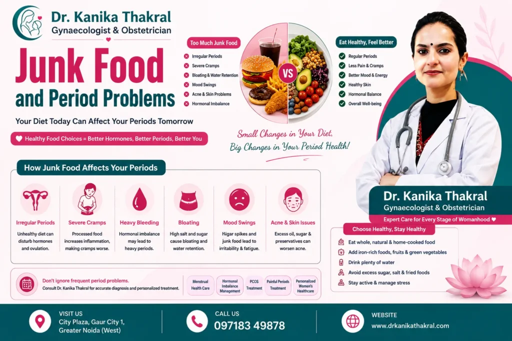 junk food period problem