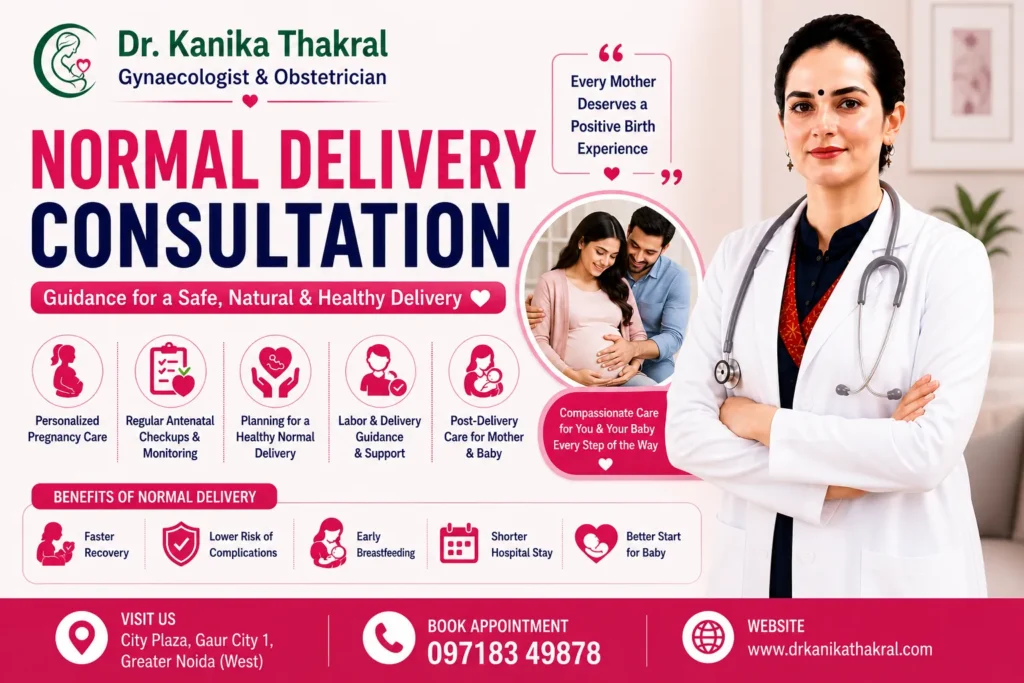 Normal Delivery Consultation in Gaur City