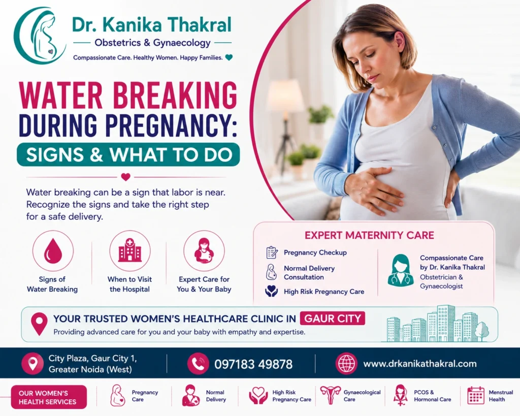 Water Breaking During Pregnancy: Signs & What to Do