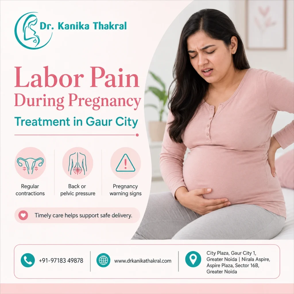 Labor Pain During Pregnancy Treatment in Gaur City