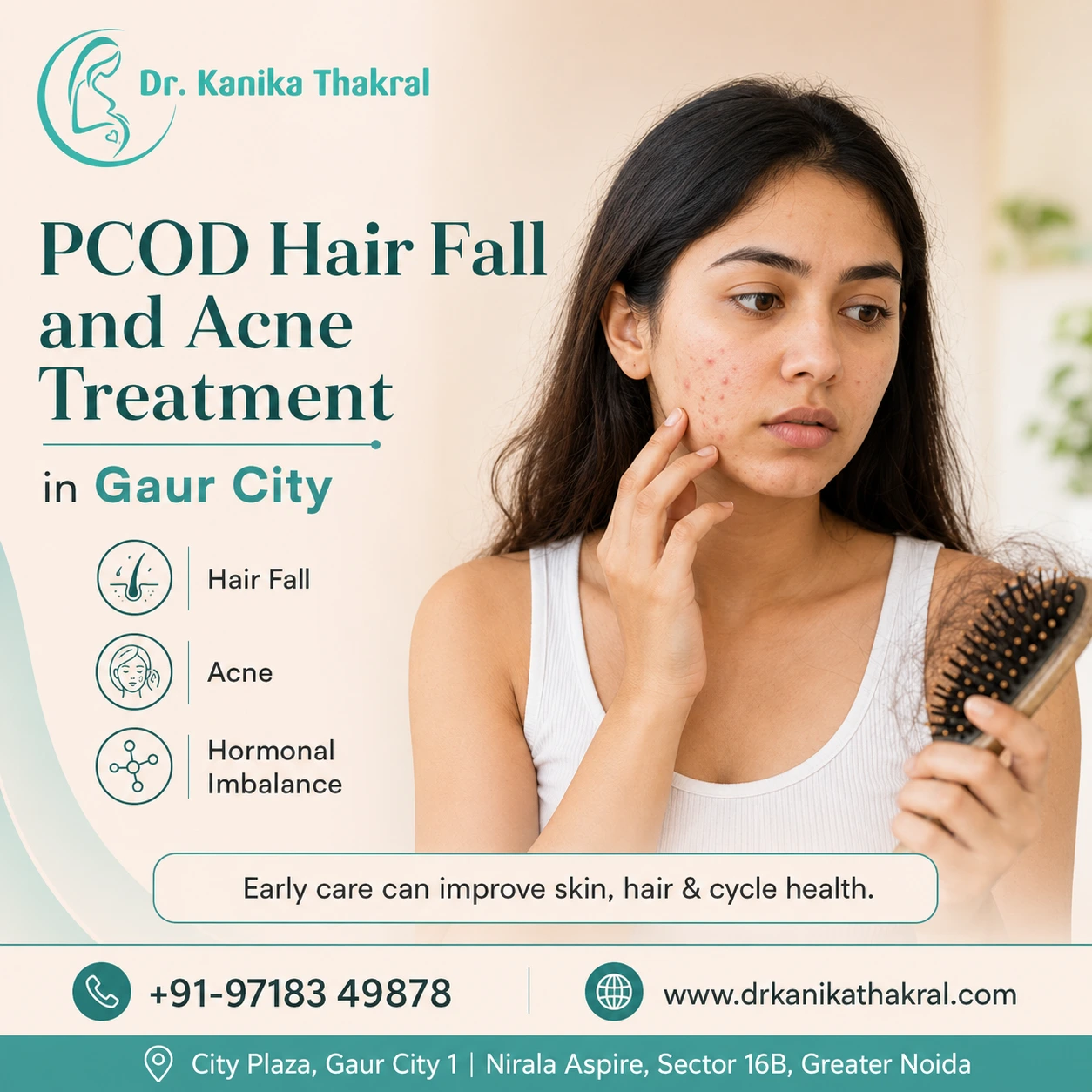 PCOD Hair Fall and Acne Treatment
