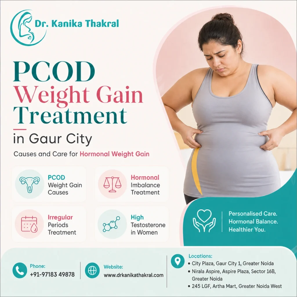 PCOD Weight Gain Treatment in Gaur City