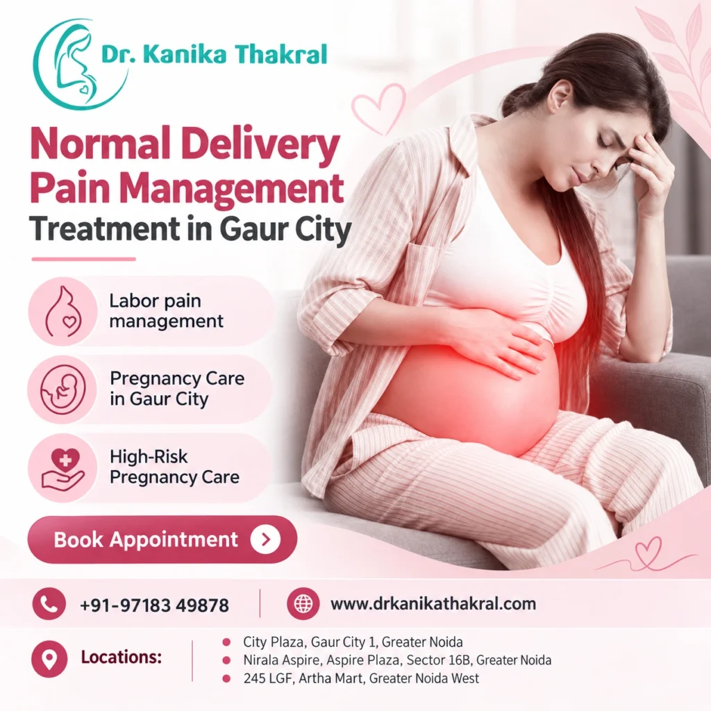 Normal Delivery Pain Management Treatment in Gaur City
