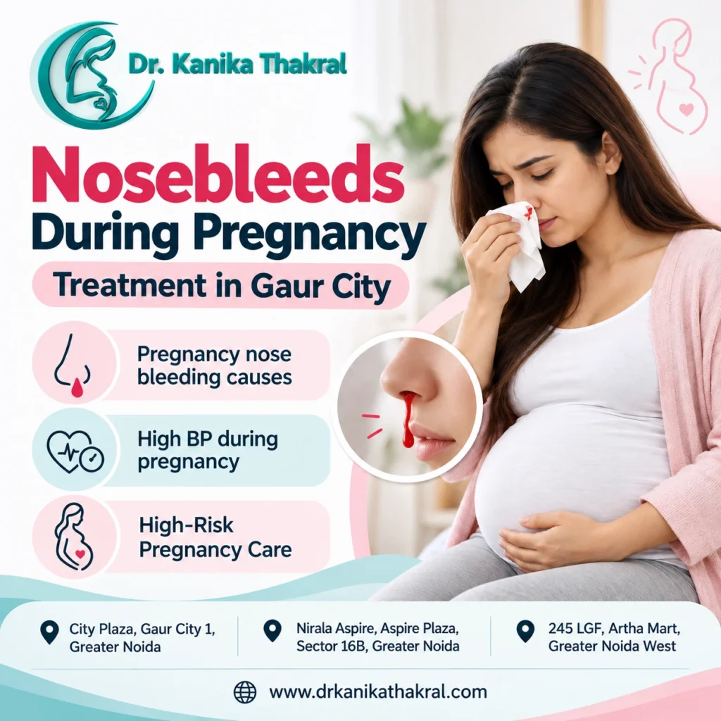 Nosebleeds During Pregnancy Treatment in Gaur City