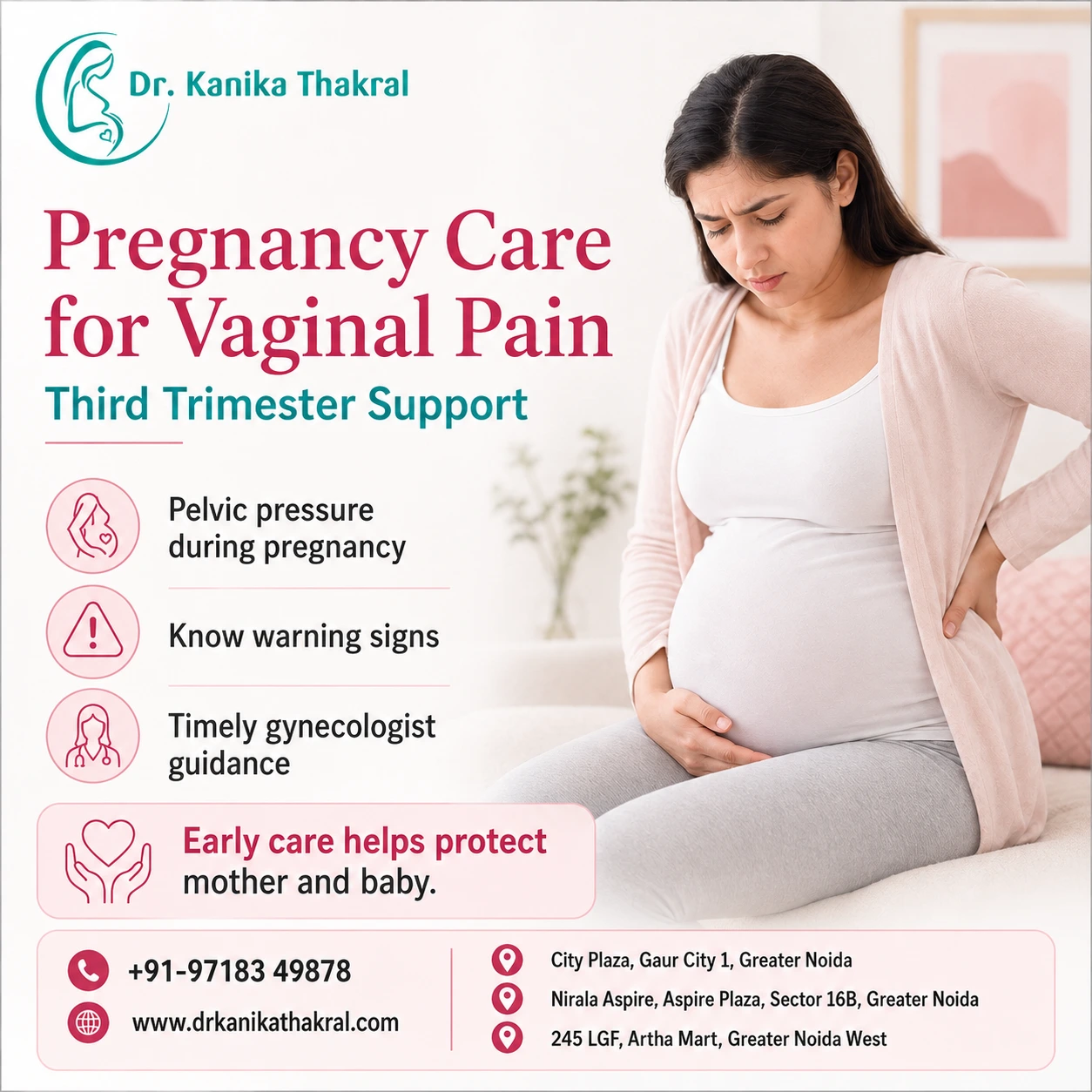 Pregnancy Care for Vaginal Pain in Third Trimester