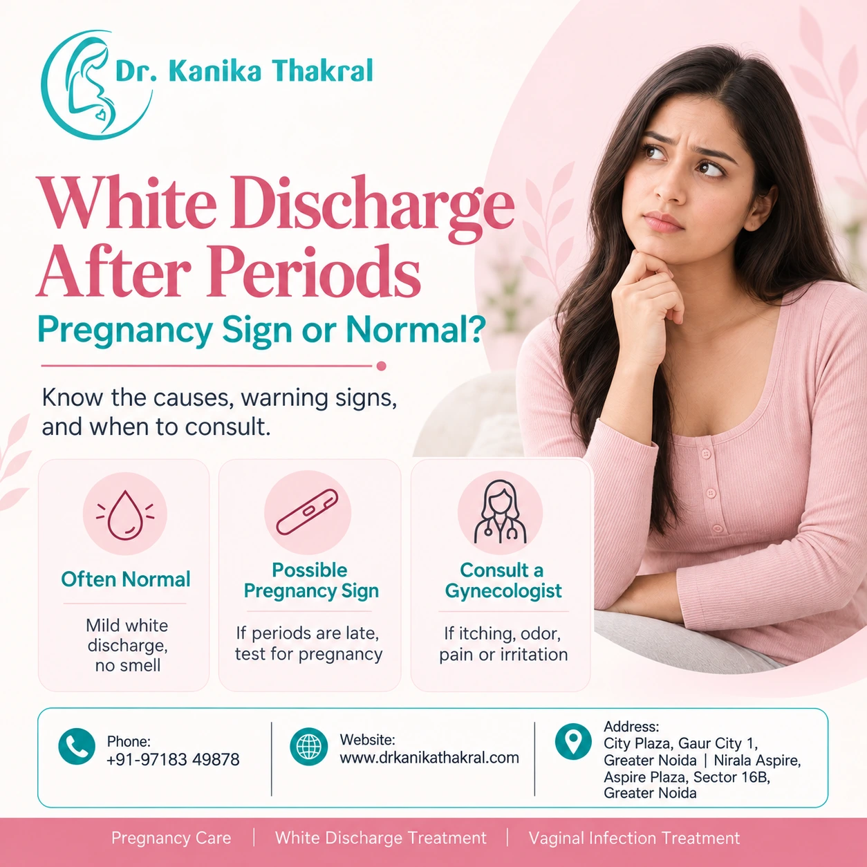 White Discharge After Periods